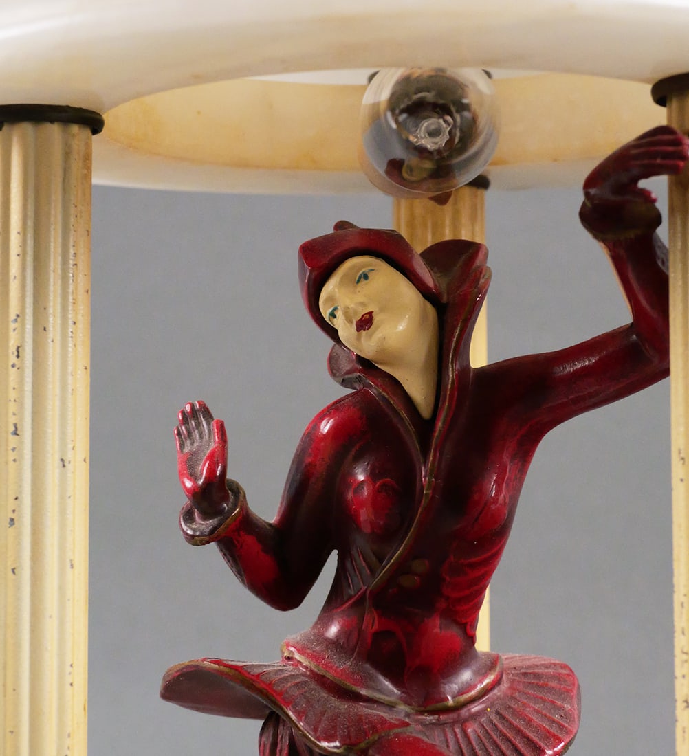 Art Deco Gerdago by JB Hirsch Pixie Dancer Lamp - 2