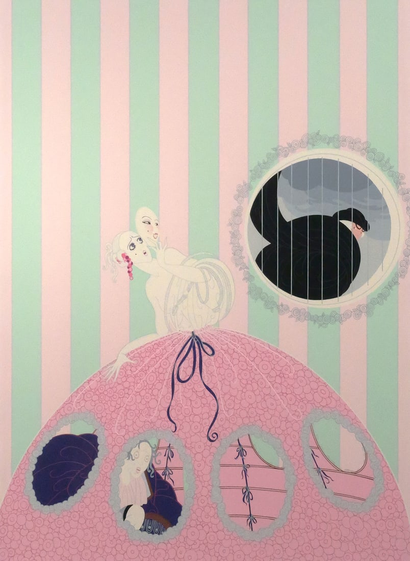 ERTE Deception Signed Numbered Serigraph (1 of 4)