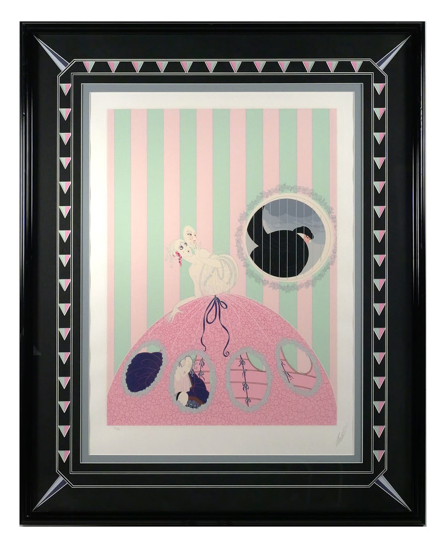 ERTE Deception Signed Numbered Serigraph - 2