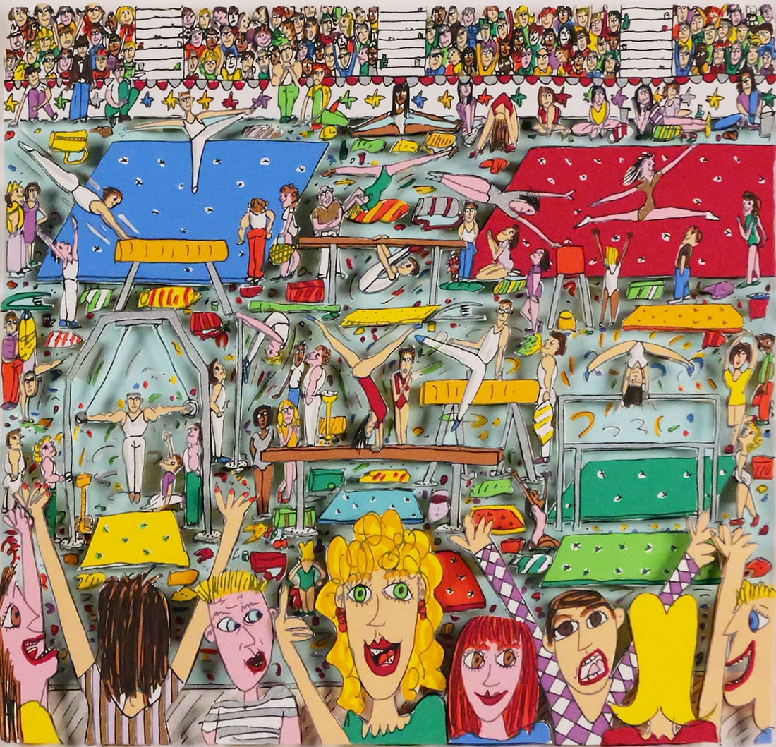 JAMES RIZZI 3D Collage Lithograph (1 of 3)