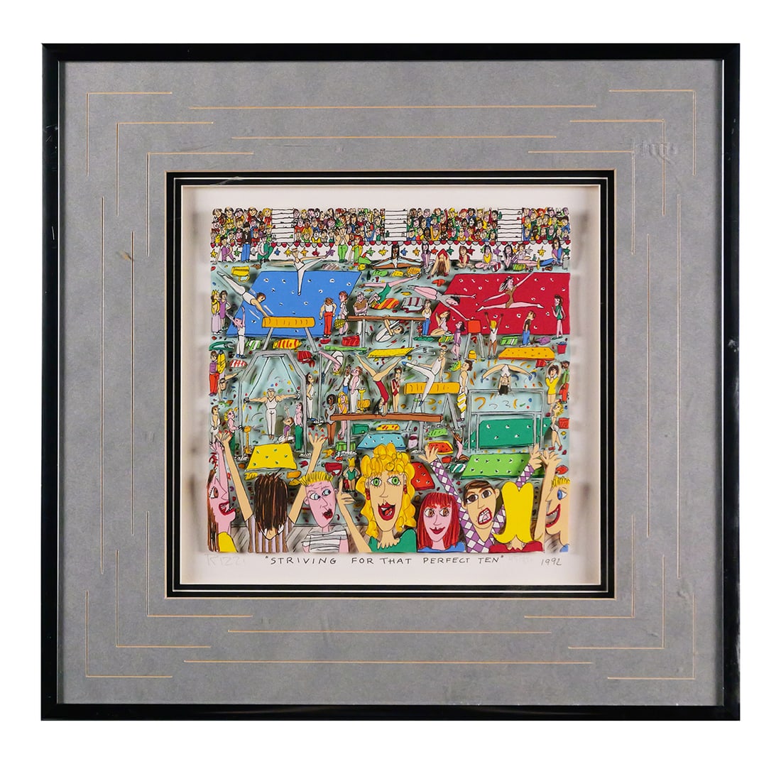 JAMES RIZZI 3D Collage Lithograph - 2
