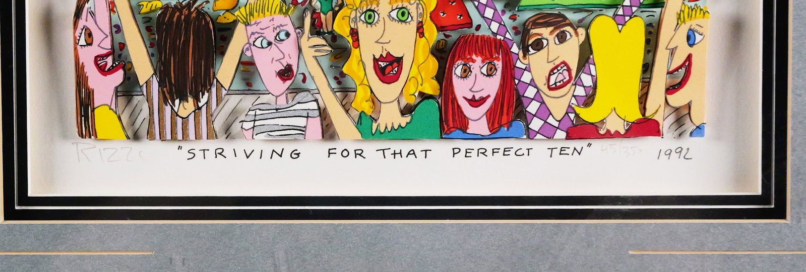 JAMES RIZZI 3D Collage Lithograph - 3