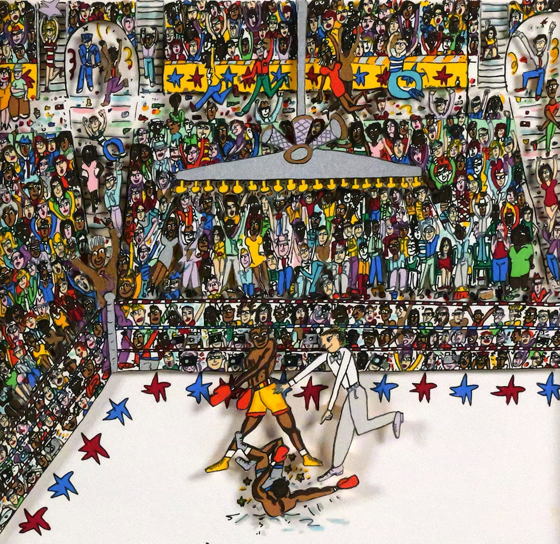 JAMES RIZZI 3D Collage Lithograph (1 of 3)