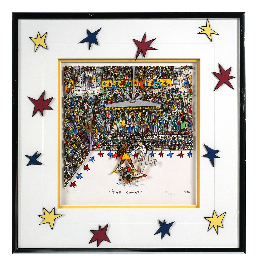 JAMES RIZZI 3D Collage Lithograph - 2