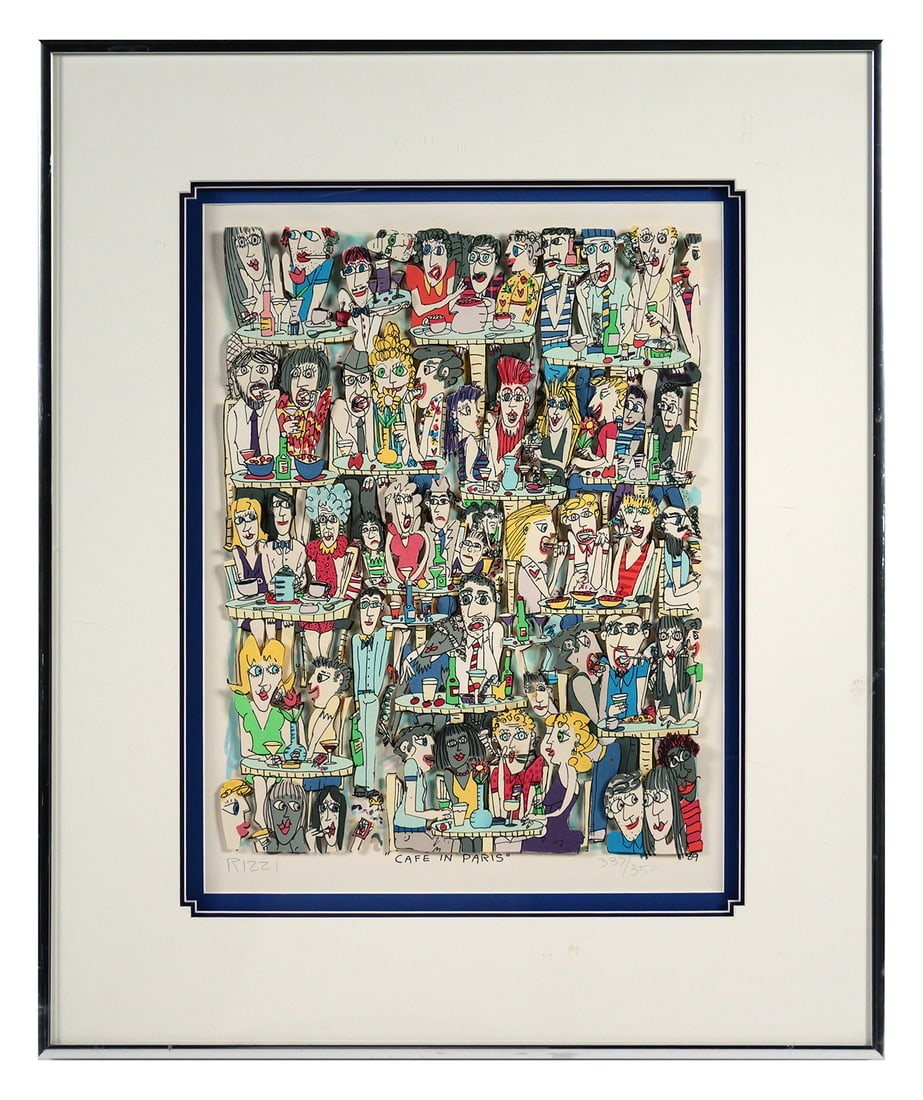 JAMES RIZZI 3D Collage Lithograph - 2