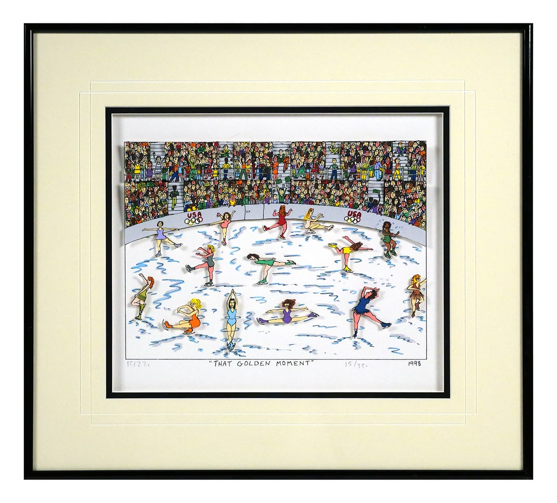 JAMES RIZZI 3D Collage Lithograph - 2