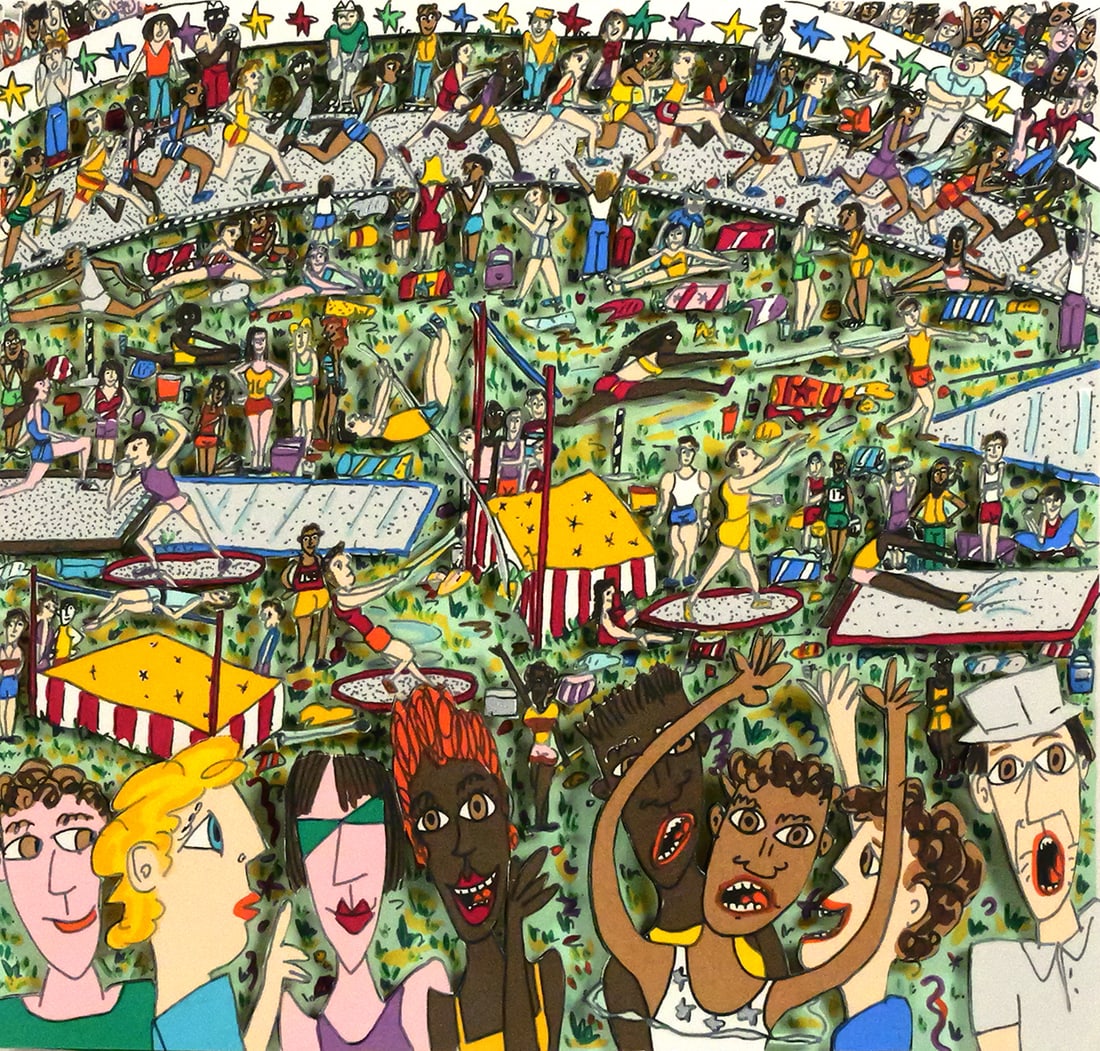 JAMES RIZZI 3D Collage Lithograph (1 of 3)