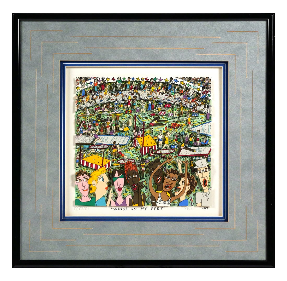 JAMES RIZZI 3D Collage Lithograph - 2