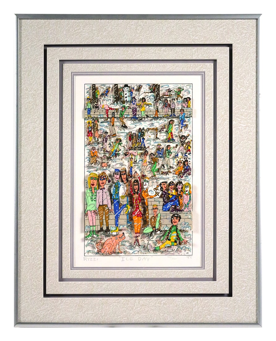 JAMES RIZZI 3D Collage Lithograph - 2