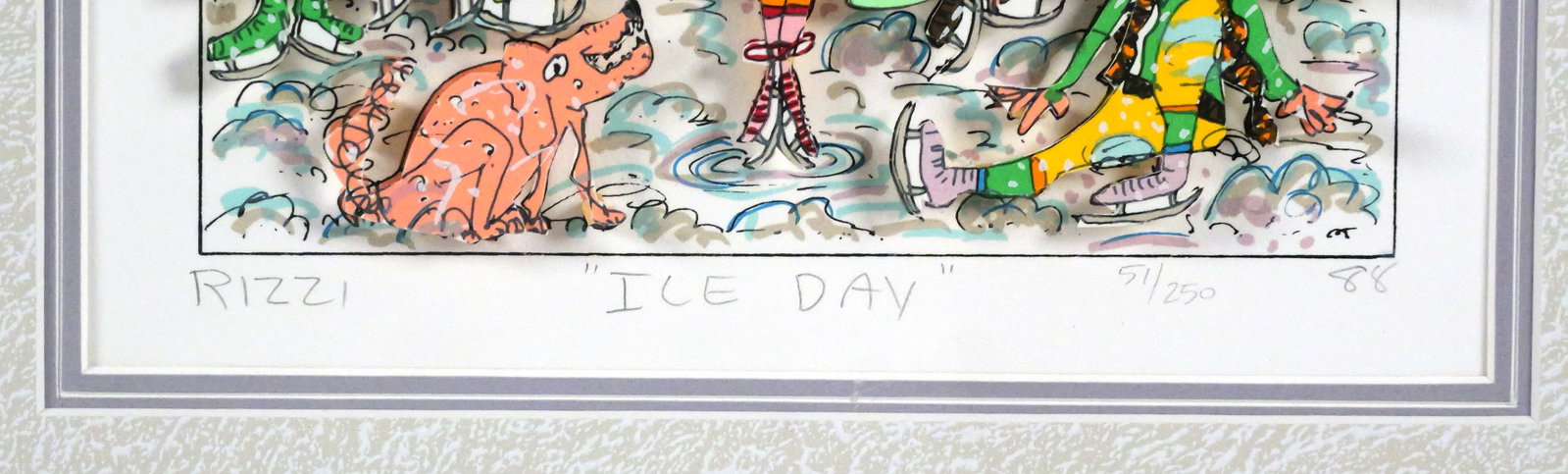 JAMES RIZZI 3D Collage Lithograph - 3