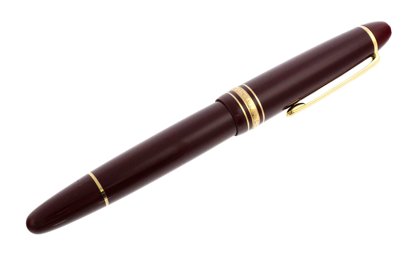 MONT BLANC Legrand Rollerball, Burgundy: Deep red Le Grand Montblanc roller ball ballpoint Meisterstuck 162R pen. Original box and brochure. This item can be shipped in-house. Multiple lot combined shipping may require 3rd Party shipping.
