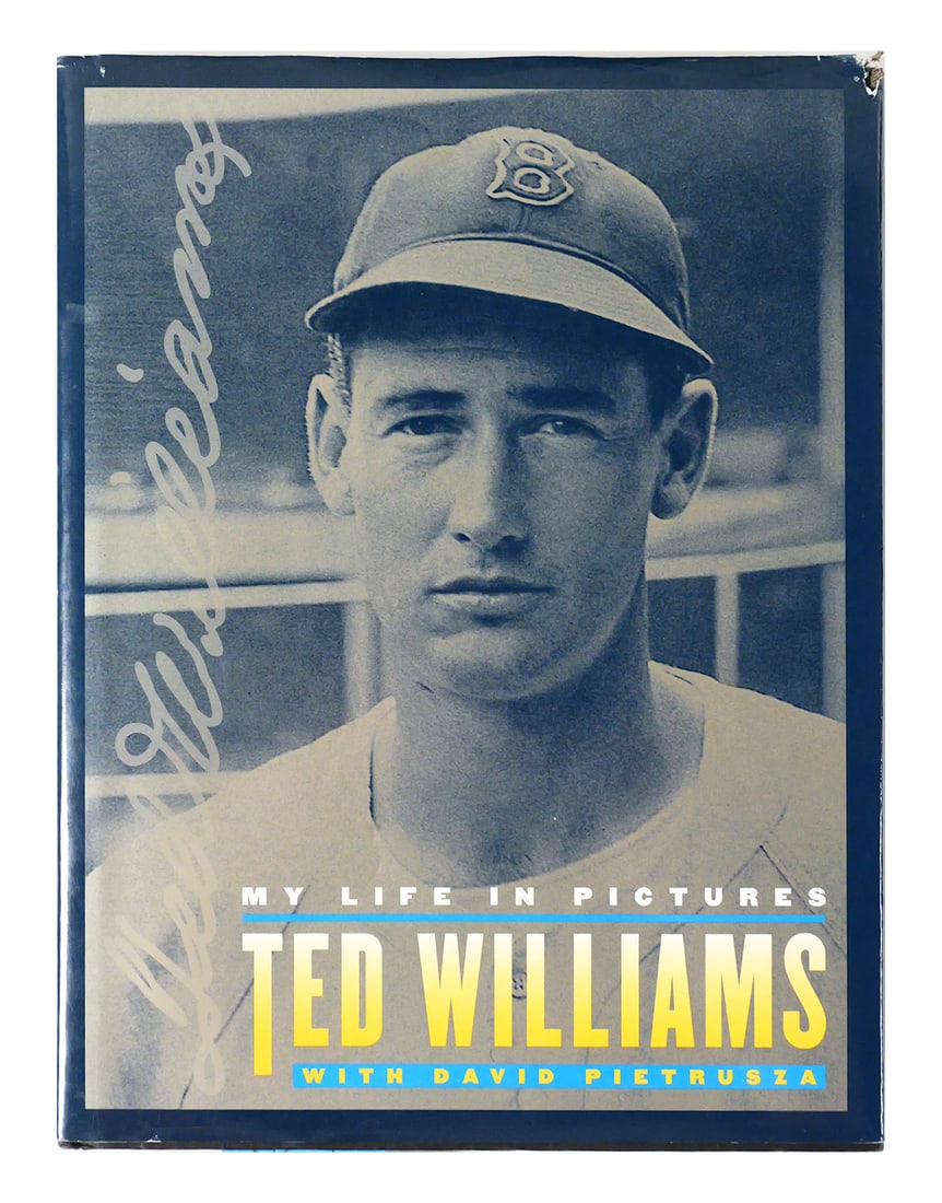 TED WILLIAMS Autographed Print - 3