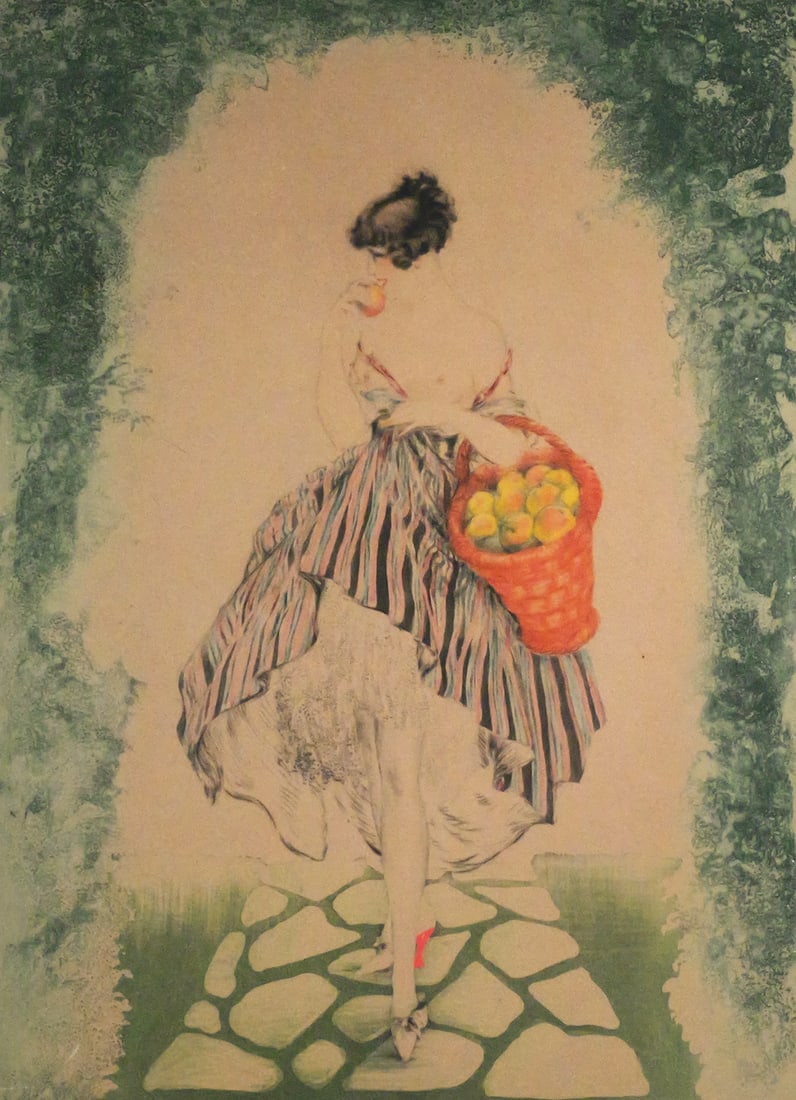 LOUIS ICART, Le Panier de Pommes (1 of 4)
