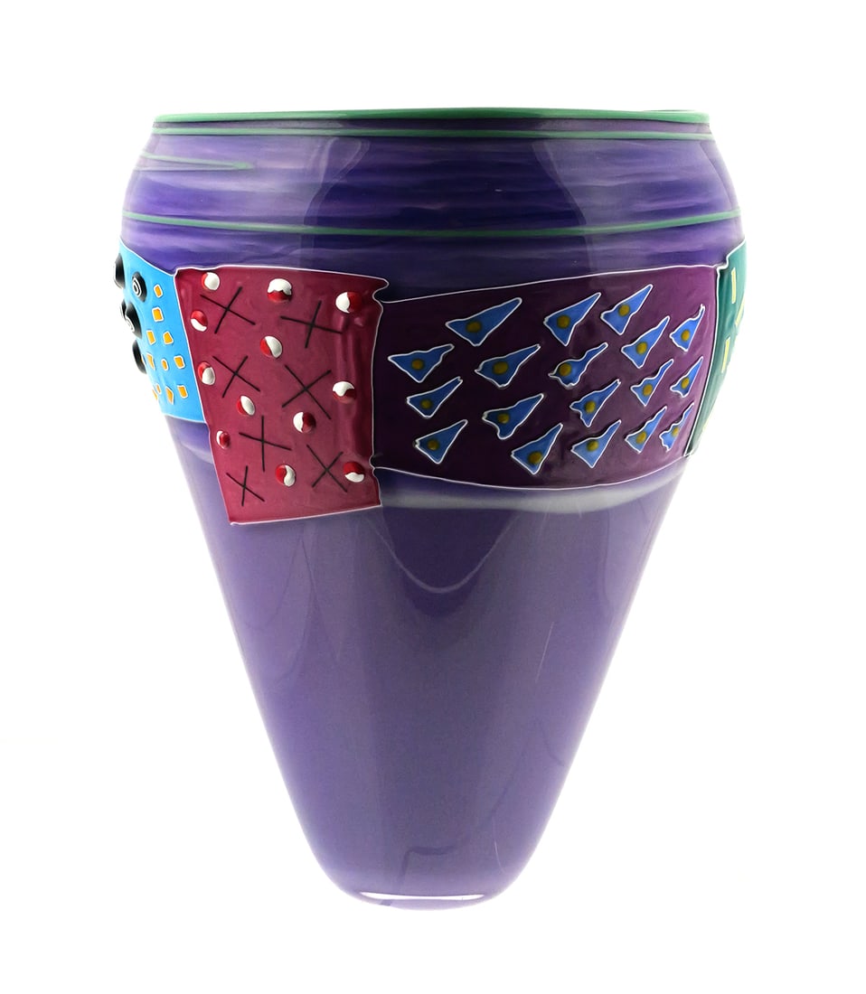 KLISS Art Glass Vase, Kliszewski (1 of 4)