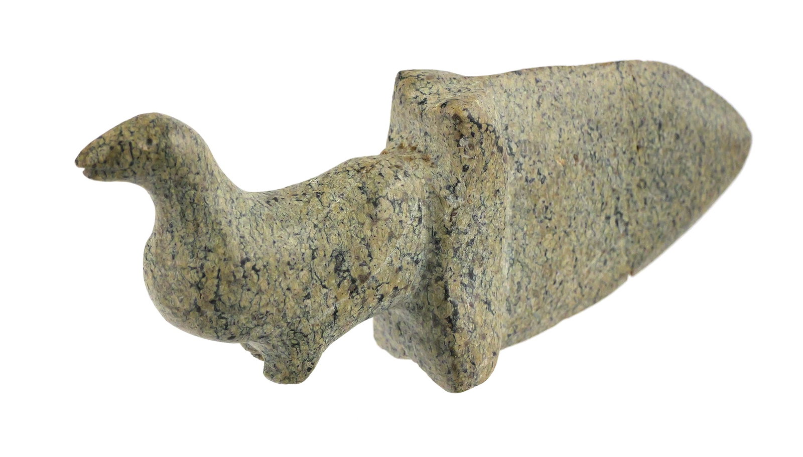 INUIT Antique Stone Carving Zoomorphic Bird (1 of 3)