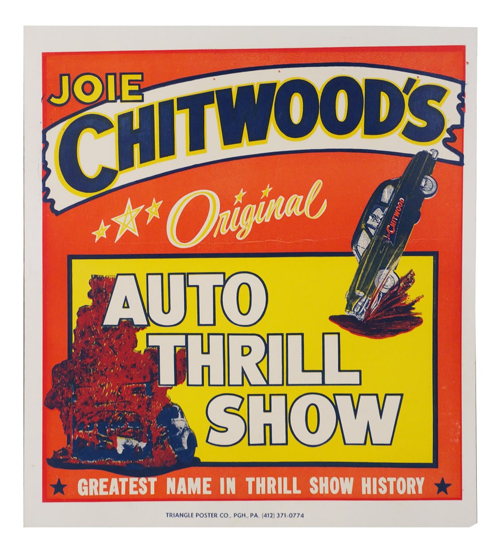Original Joie Chitwood's Auto Thrill Show Poster (1 of 3)