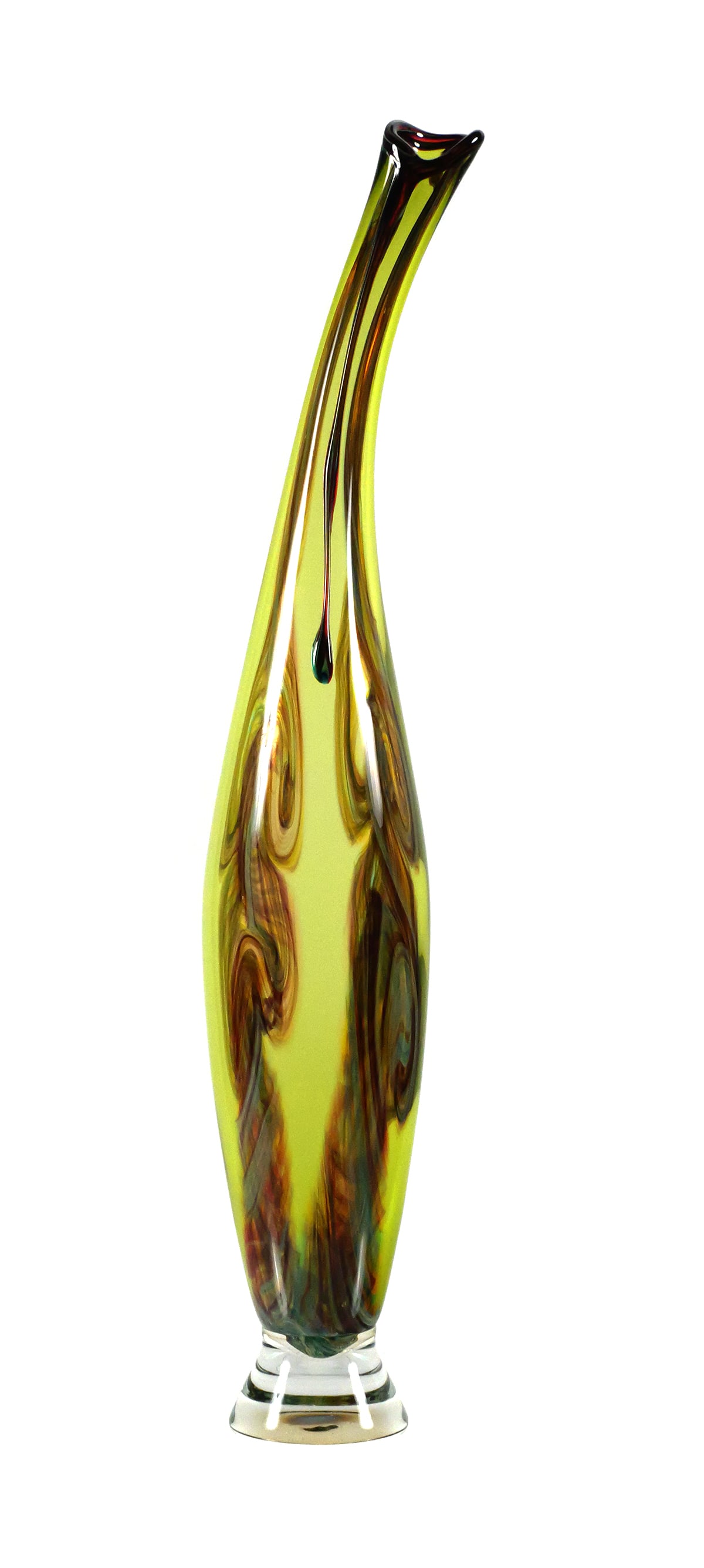 VICTOR CHIARIZIA Art Glass 26" Vase (1 of 4)
