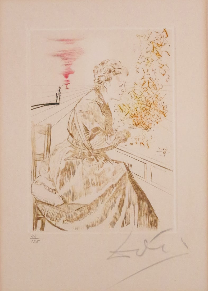 SALVADOR DALI Marie Curie from Medicine & Science (1 of 4)