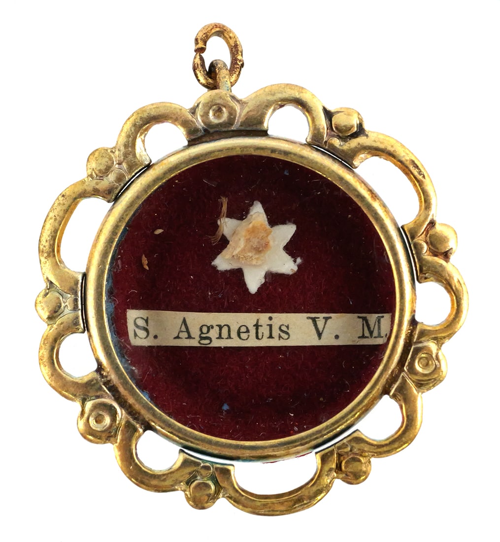Saint Agnes, Virgin and Martyr Relic (1 of 3)