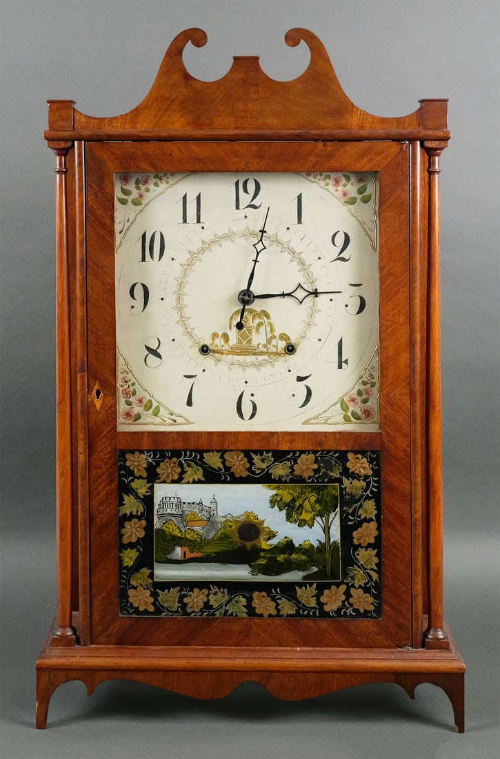 Seth Thomas Pillar & Scroll Shelf Clock (1 of 4)