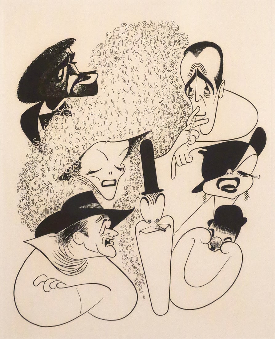 AL HIRSCHFELD Hollywood Etching (1 of 5)