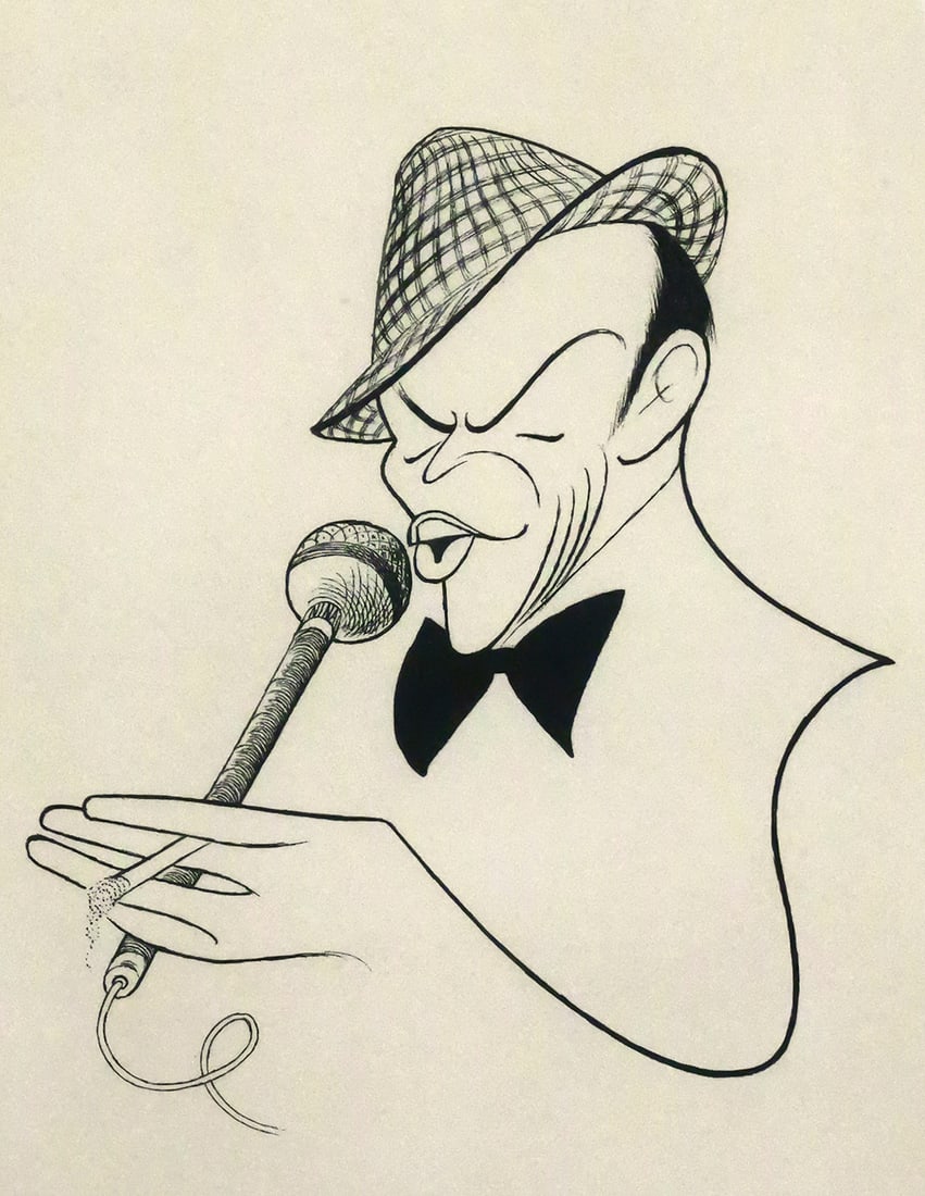 AL HIRSCHFELD Sinatra etching (1 of 5)