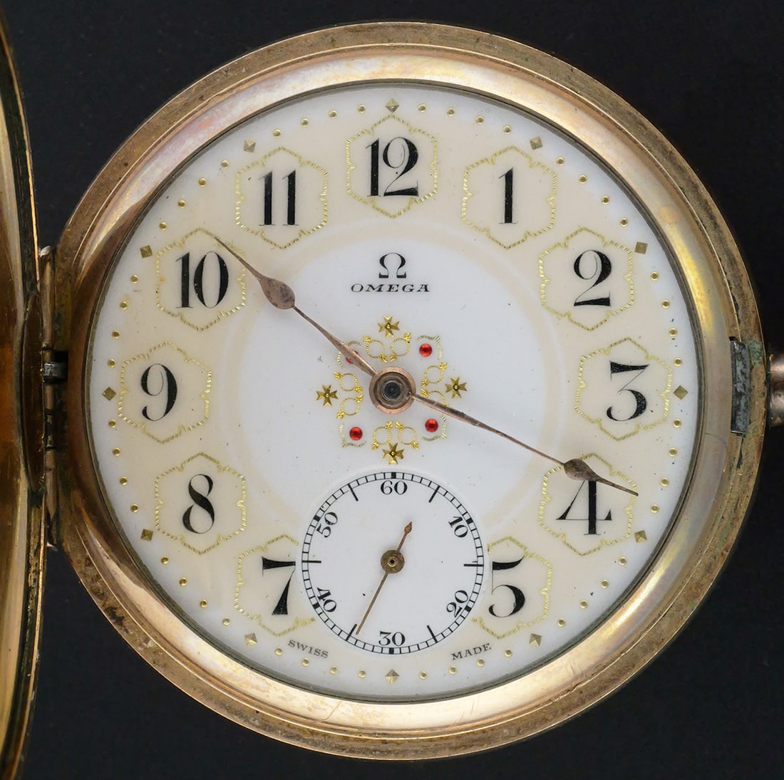 Omega Gold Filled Hunter Case Pocket Watch (1 of 6)