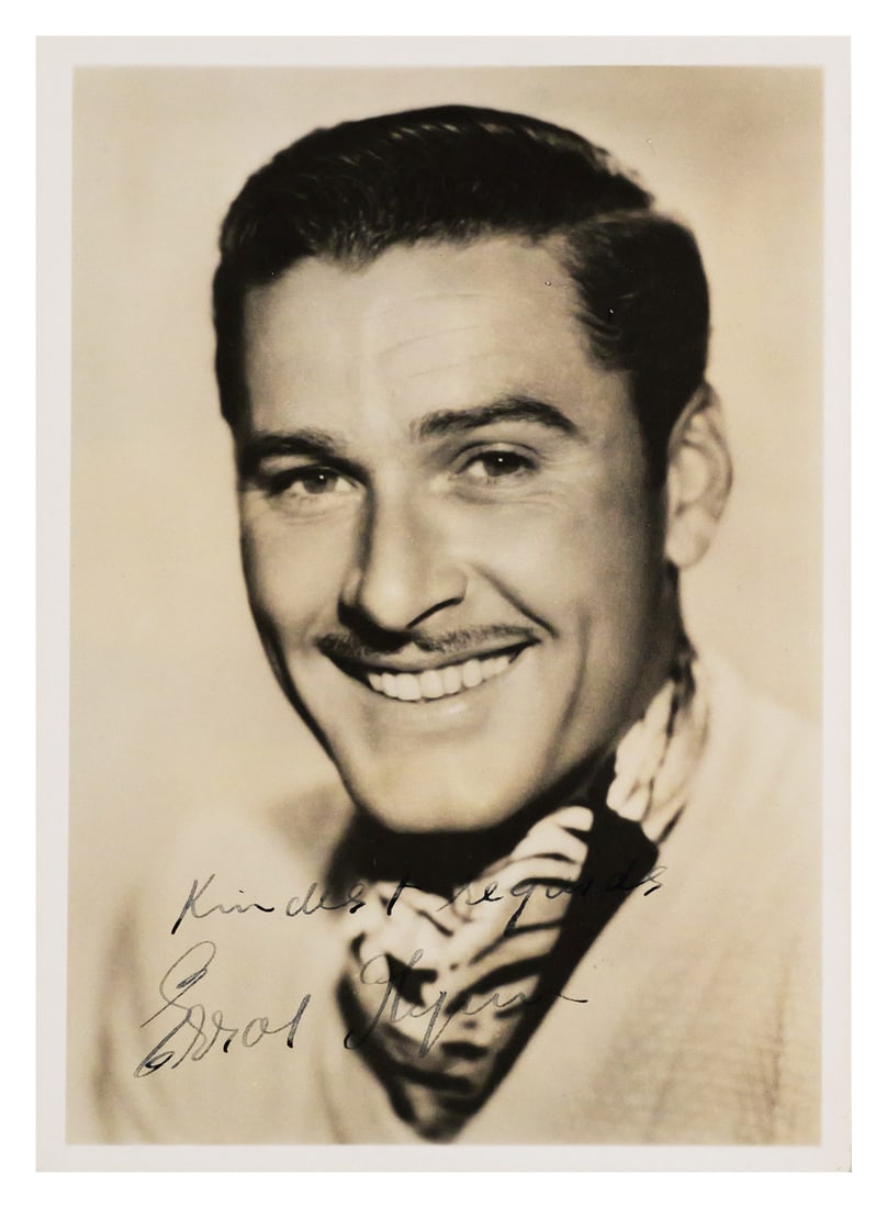 ERROL FLYNN Signed Photograph (1 of 3)