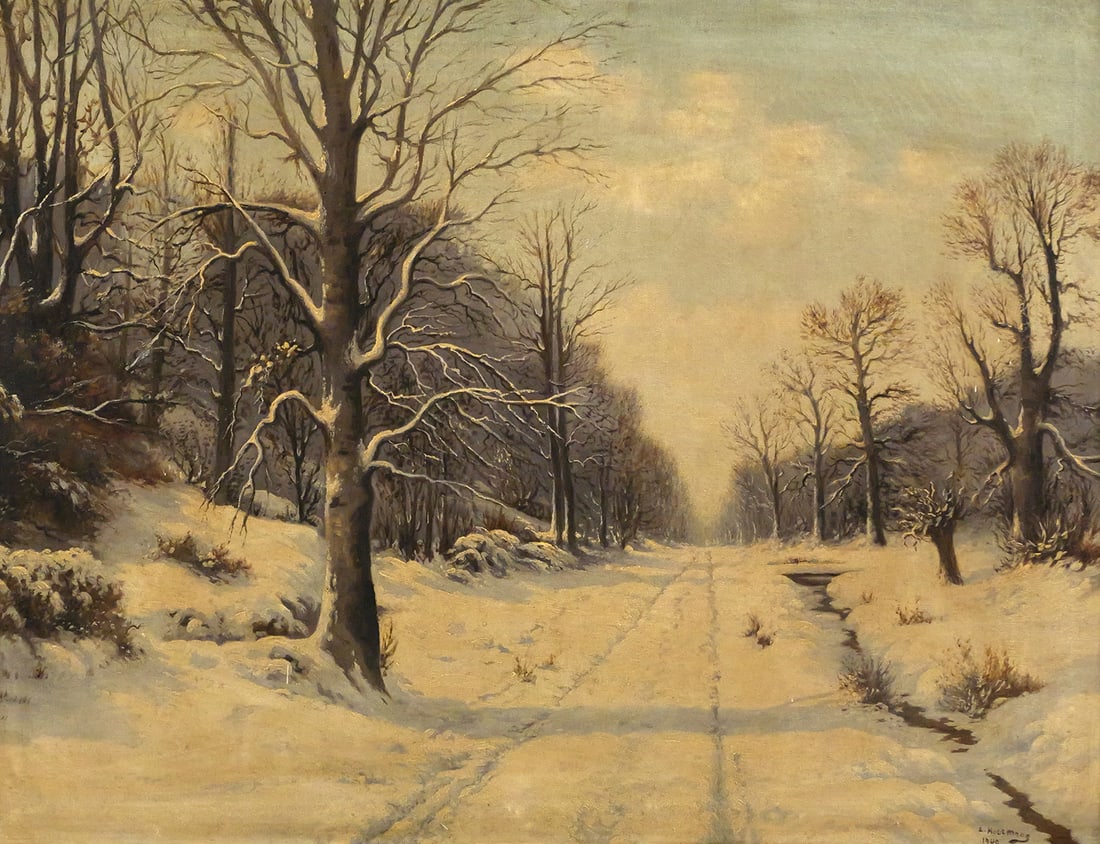 LILLIAN HULSMANN Winter Landscape Painting (1 of 5)