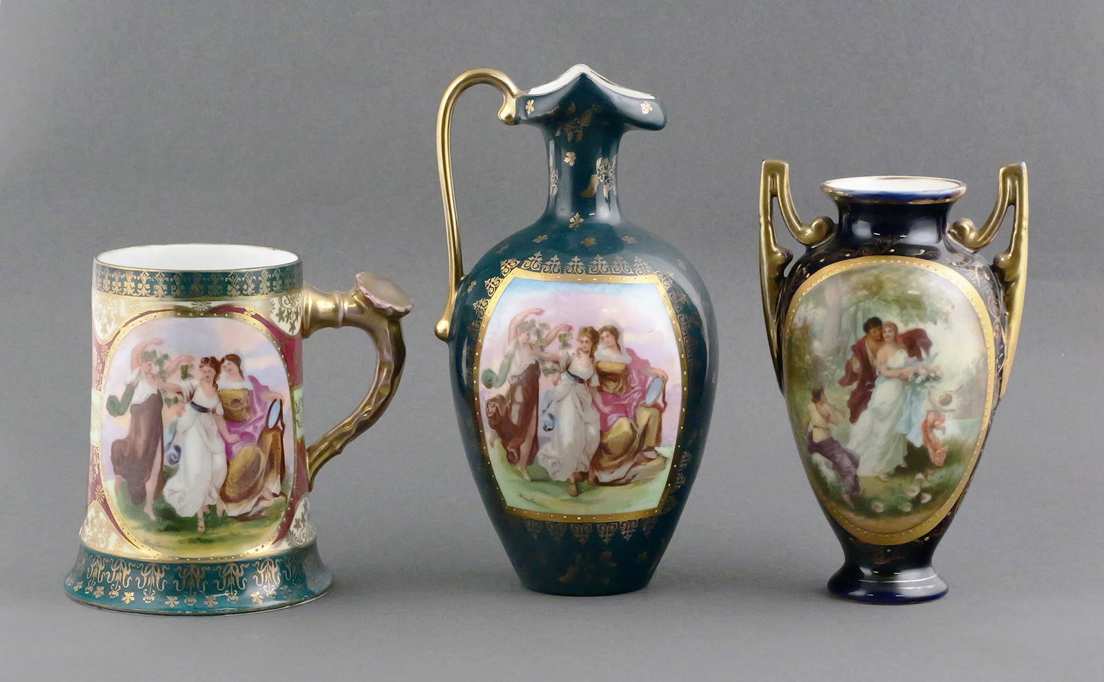(3) Royal Vienna Pieces Angelica Kauffmann (1 of 5)