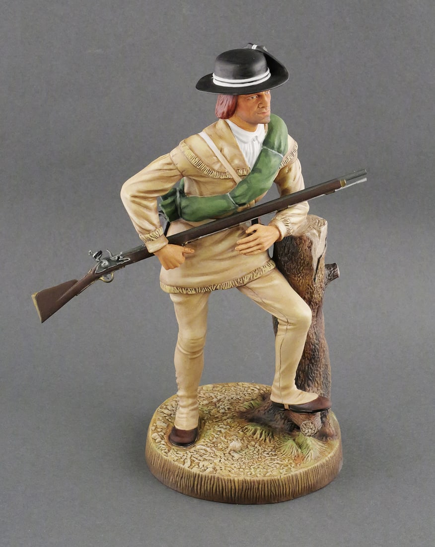 Royal Doulton Soldiers Of Revolution N. Carolina: Royal Doulton Colonial Williamsburg Soldiers Of The Revolution Private, 3rd North Carolina Regiment 1778. Numbered 270/350. Dated 1976. Comes with original COA book signed by artist, EJ Griffiths.