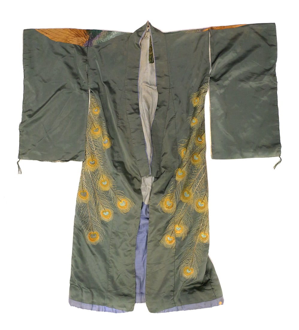 Antique Japanese Silk Embroidered Wedding Kimono (1 of 6)
