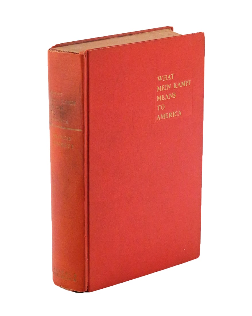 RARE BOOK: What Mein Kampf Means to America (1 of 3)