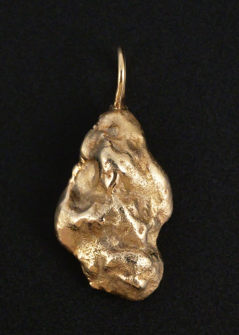 Gold Nugget Pendant (1 of 2)