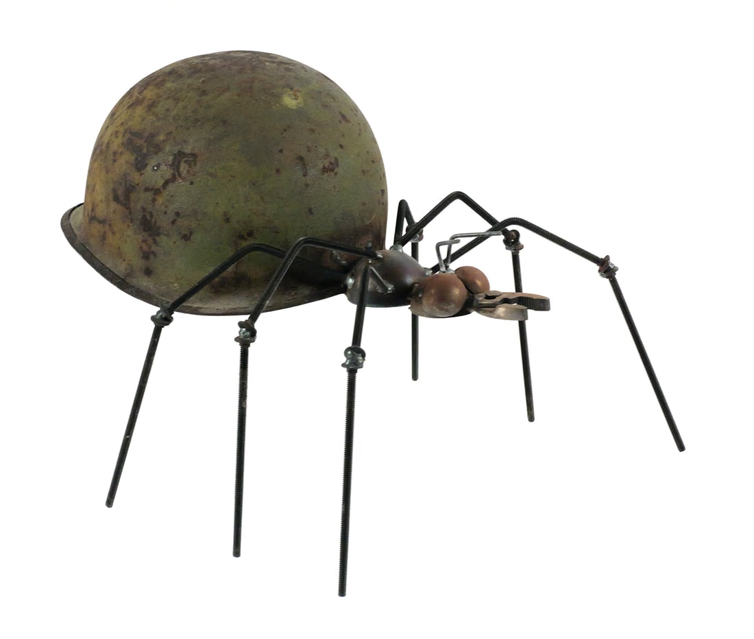 FRED CONLON, Army Ant WW2 Helmet, Sculpture (1 of 4)