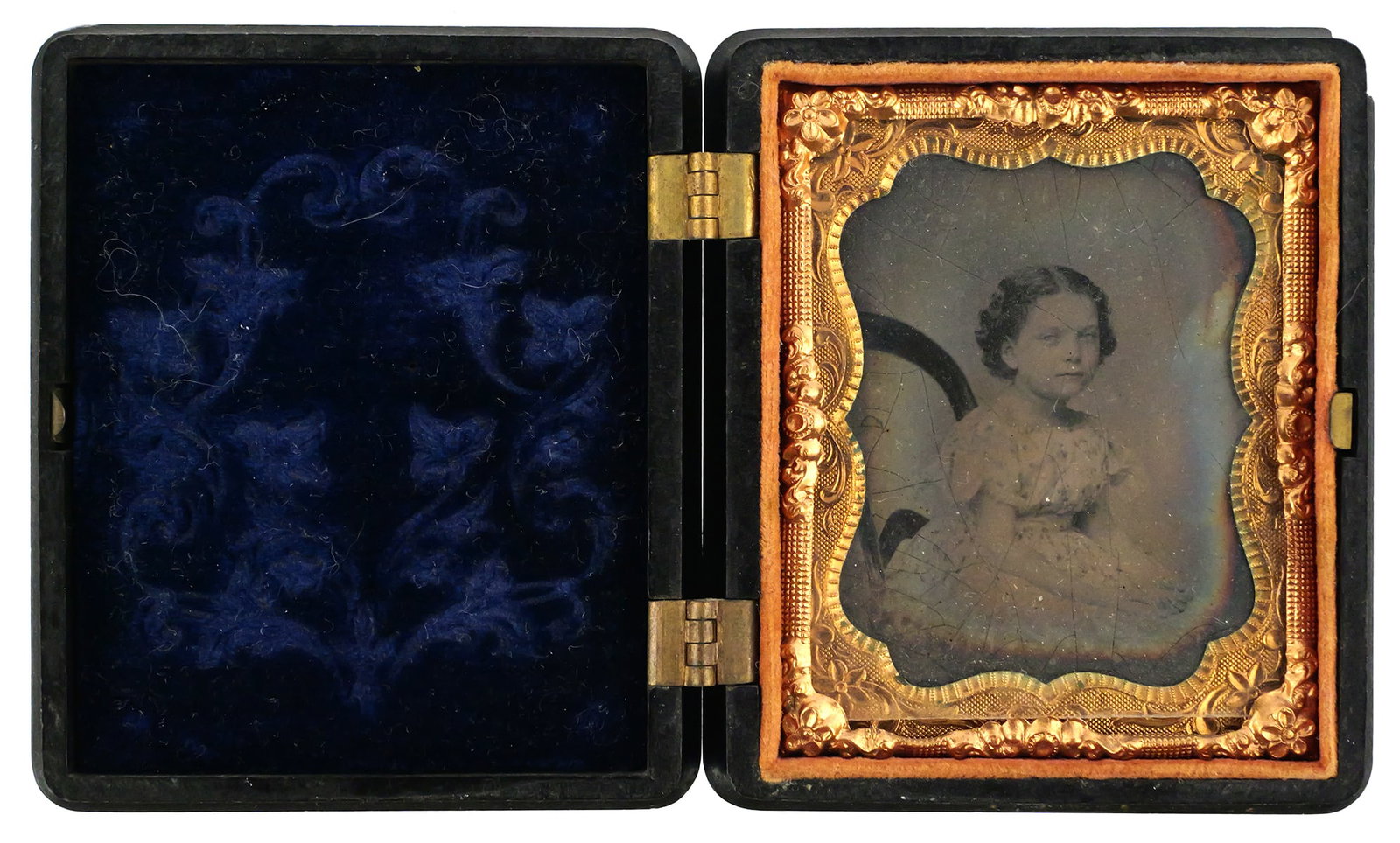 1863 Civil War Daguerreotype of A Black Girl (1 of 2)
