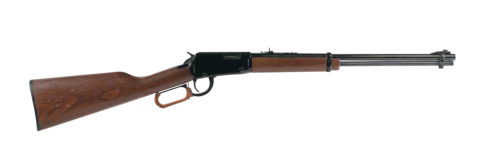 Henry H001 .22 Lever Action Rifle: Henry Repeating Arms Co. Model H001 lever-action rifle chambered for .22 Short, Long and Long Rifle. Serial number 488321H. Features an 18-1/2" barrel, tubular magazine, blued finish and American