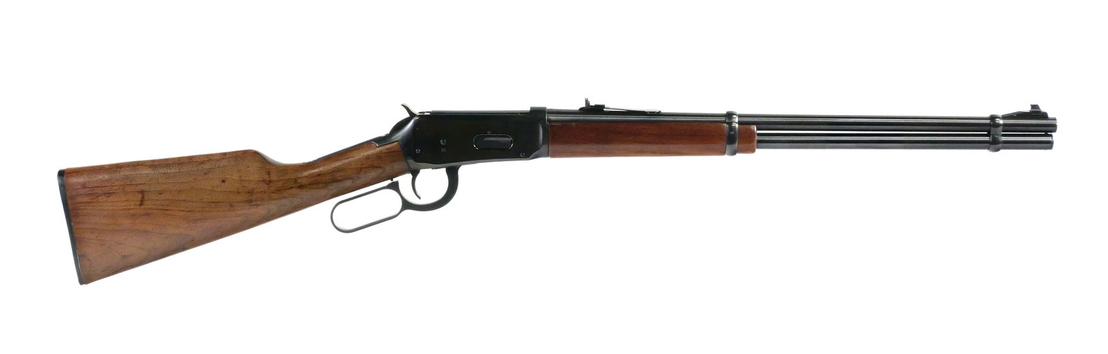 Winchester Model 94 Lever Rifle .30-30 Win: Winchester Model 94 lever-action rifle chambered in .30-30 Winchester. Serial number 3603365, manufactured in 1972. Features a 20" barrel, tubular magazine, blued finish and walnut stock. Overall