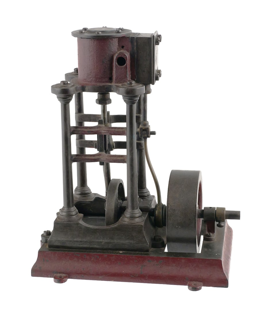 Antique Four-Column Vertical Steam Engine (1 of 4)