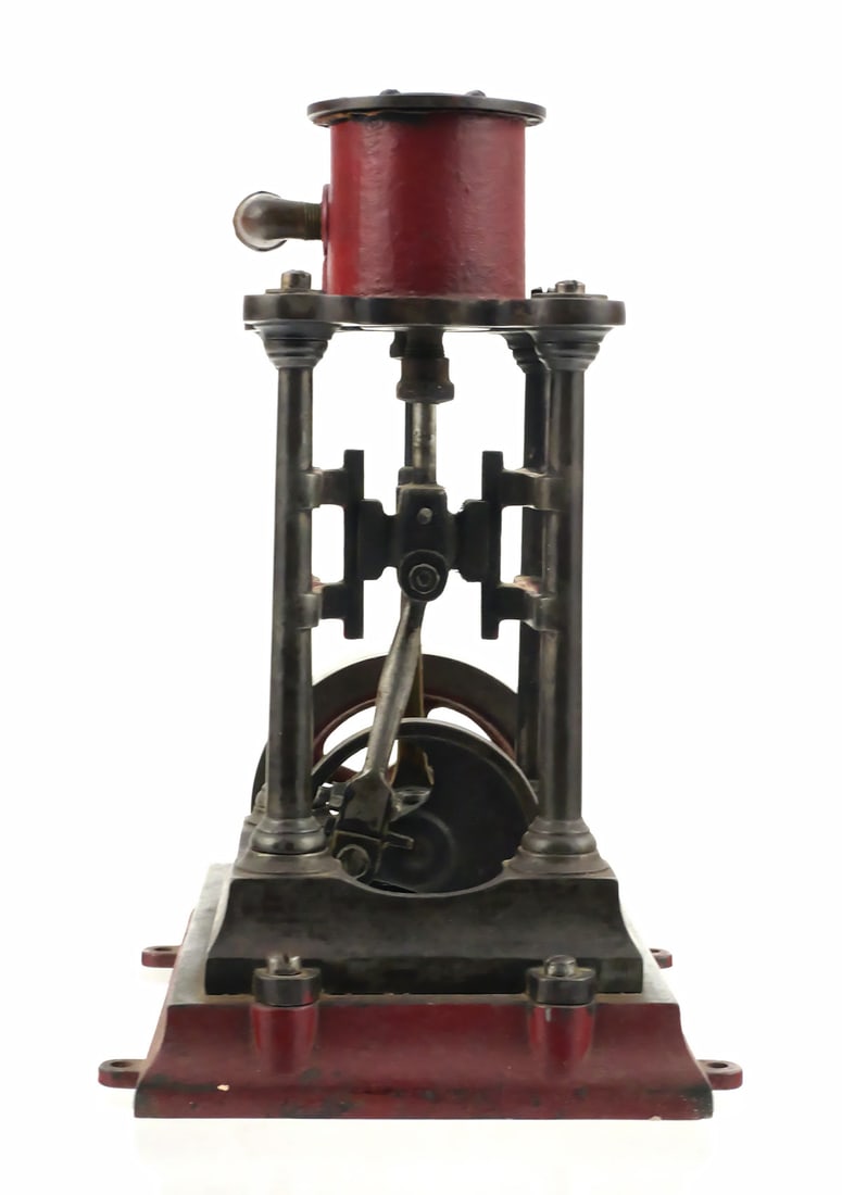 Antique Four-Column Vertical Steam Engine - 3