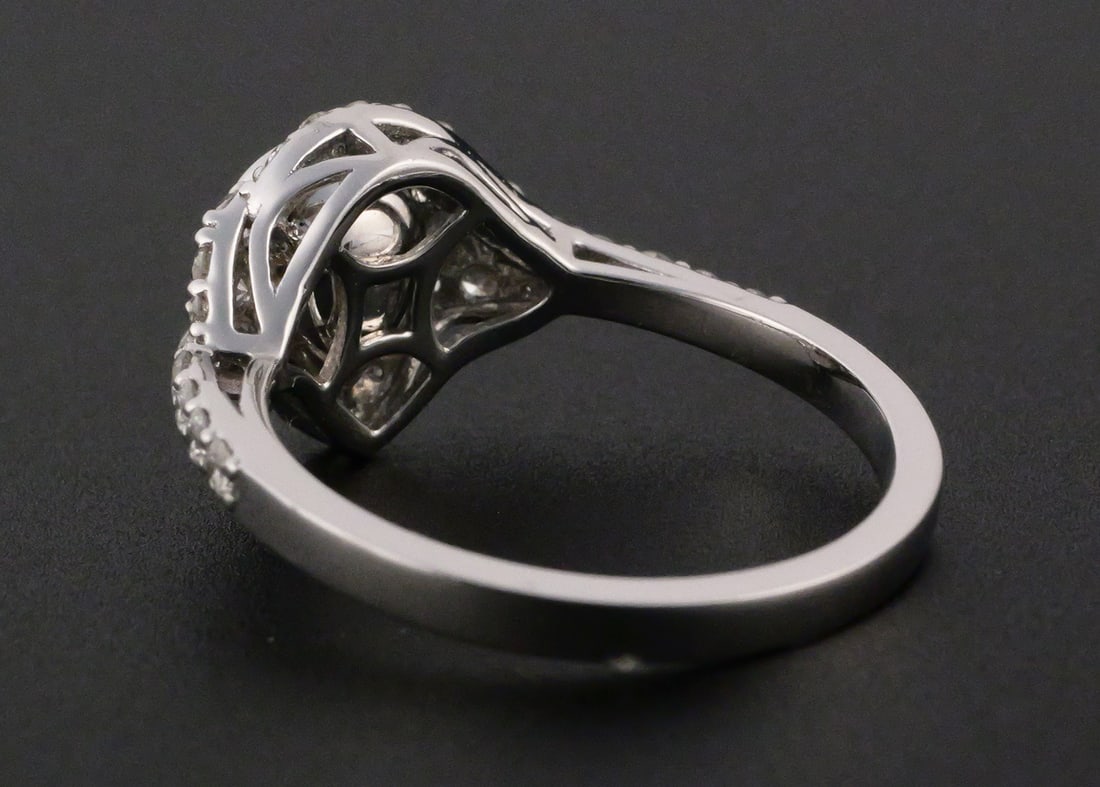 Karl Haas Platinum GIA Ruby Diamond Ring - 3