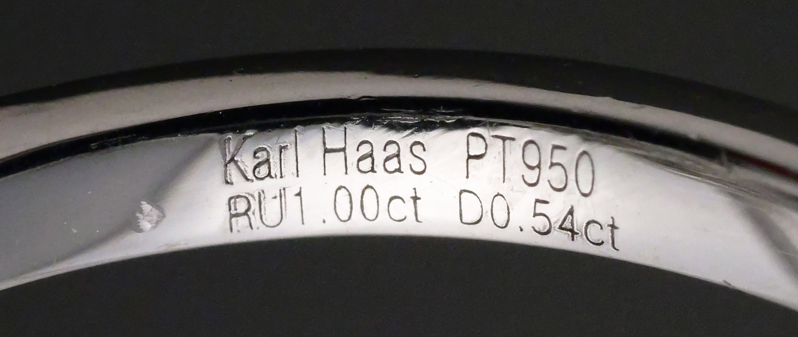 Karl Haas Platinum GIA Ruby Diamond Ring - 4