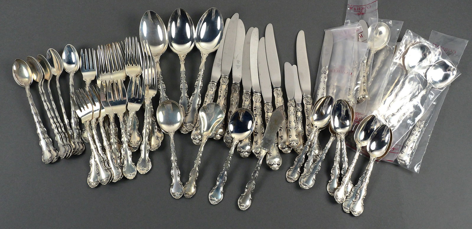 Gorham Strasbourg Sterling Silver Flatware Set (1 of 2)