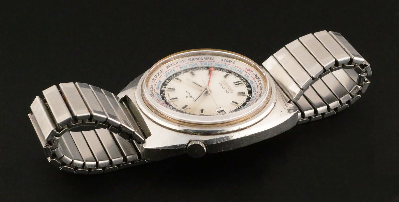SEIKO WORLD TIME Automatic Watch 1971 - 2