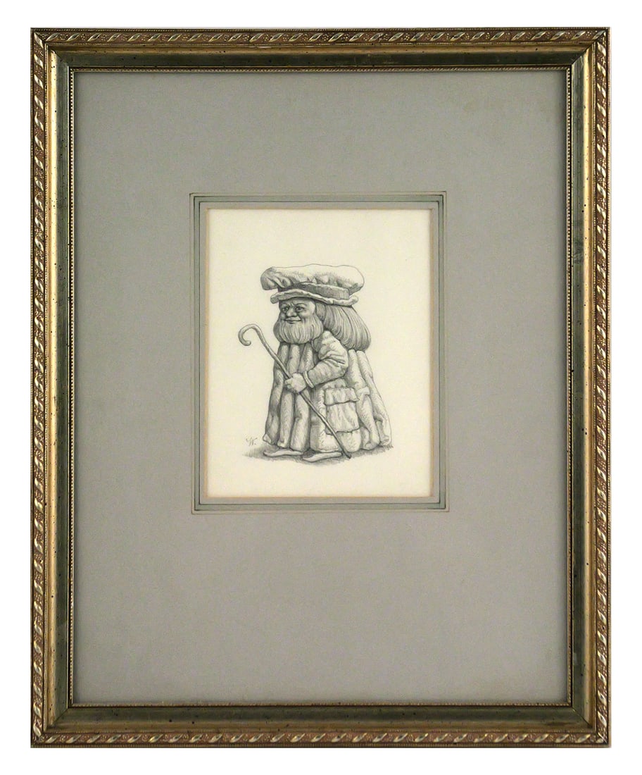 WERNER WILDNER Graphite Drawing - 2