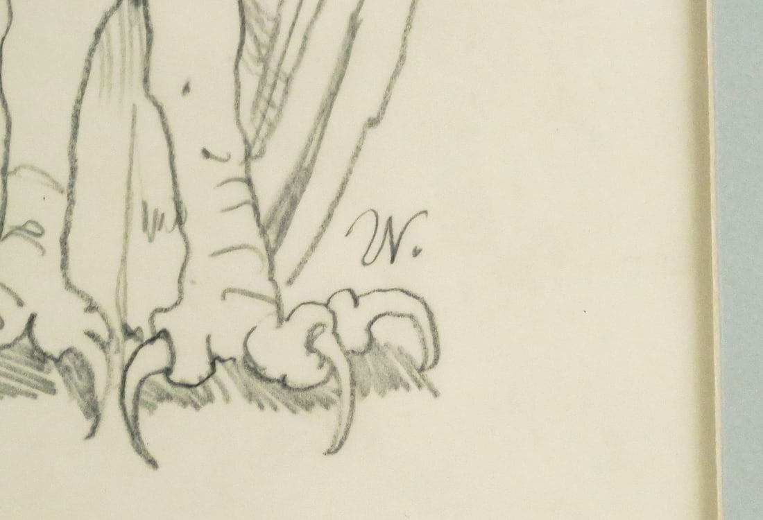 WERNER WILDNER Graphite Drawing - 3