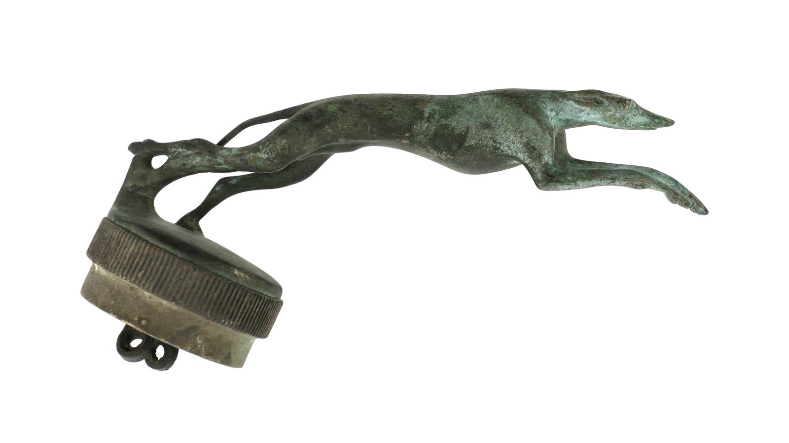 Antique Greyhound Radiator Cap Hood Ornament (1 of 3)
