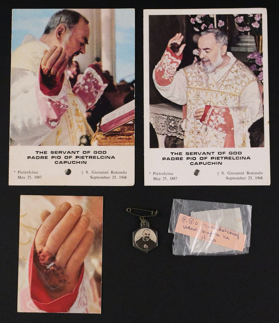 Padre Pio Third Class Relics & Devotional Items