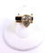 4.10 carat diamond ring pear shaped 14K