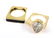4.10 carat diamond ring pear shaped 14K - 3